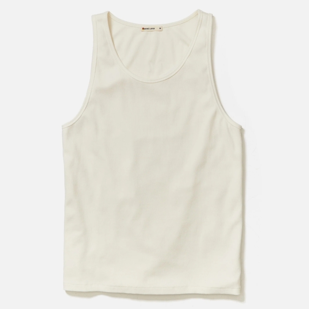 NEW MARINE LAYER carter rib tank top Lot Of 2 Men's Tank Size Large NWT - Picture 4 of 9